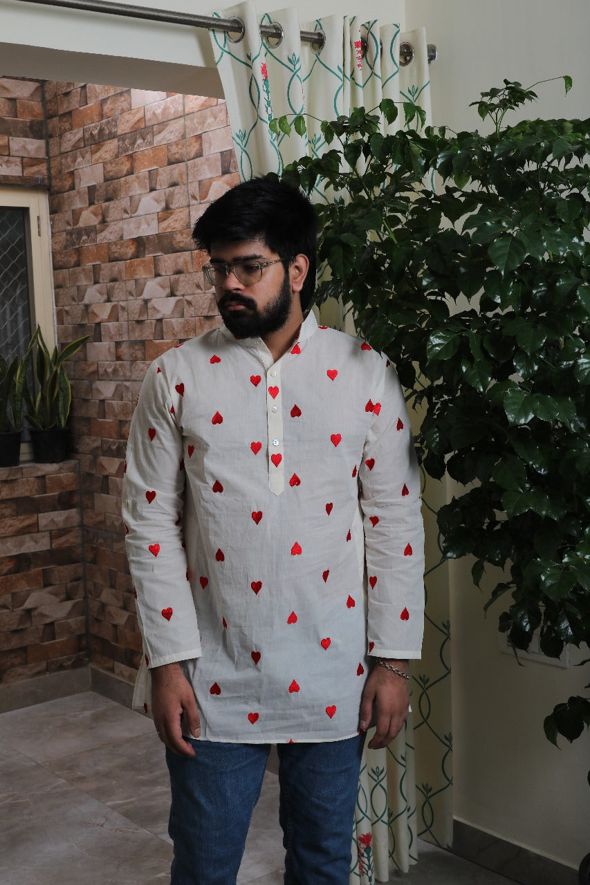 Valentine’s Heart (Short Kurta)